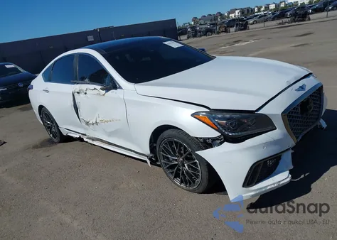 2019 Genesis G80 3.3T Sport из США, поврежденный, VIN KMHGN4JB3KU290992